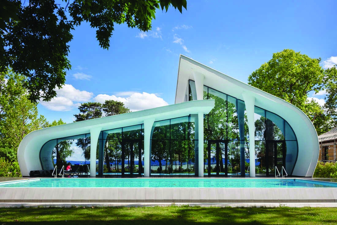 Balatonlellei villa, Magyarország. Alkalmazott rendszerek: MB-79N, MB-SR50N Efekt